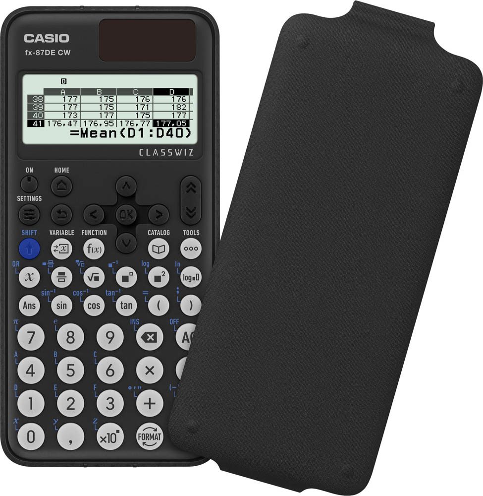 CASIO FX 87DE CW Wissenschaftlicher Taschenrechner schwarz buroplus