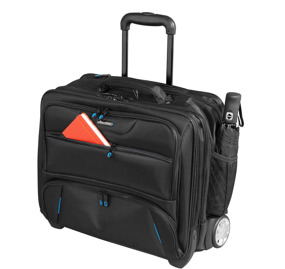 LIGHTPAK Laptop Trolley SKY Kunstfaser schwarz 43 0 x 21 0 x 38 0 cm