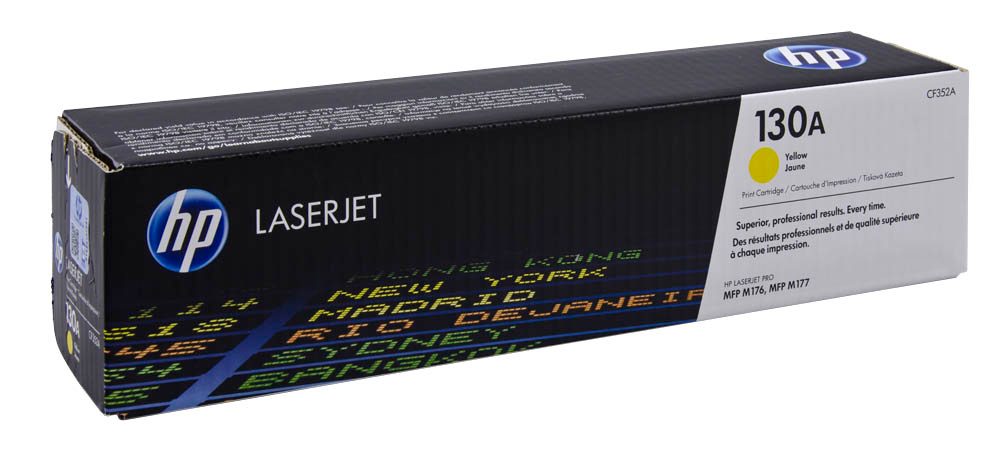 HP 130A CF352A gelb Tonerkartusche